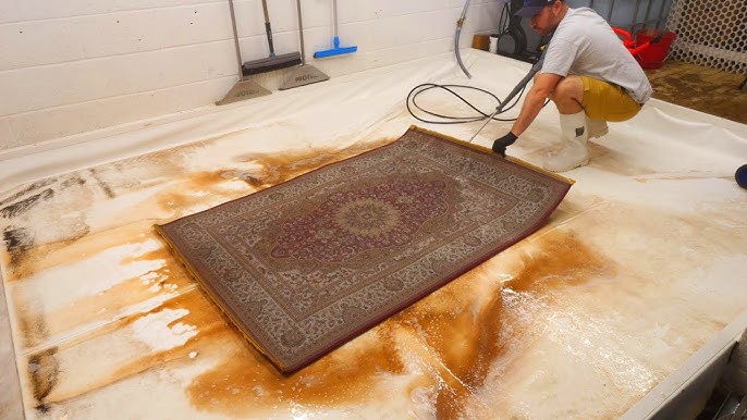 Deep rug cleaning
